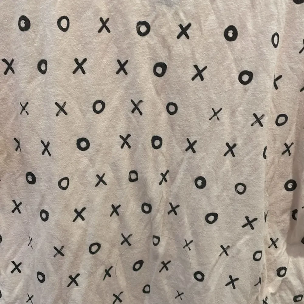 J. Crew Pale Pink Graphic T-Shirt XS